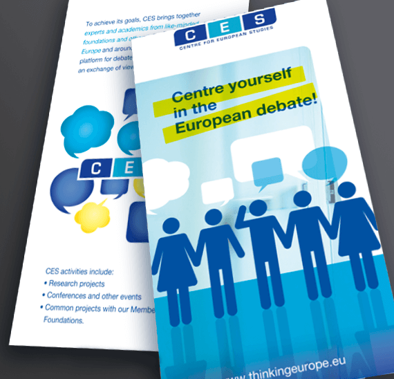 CES leaflet by Bloo agency